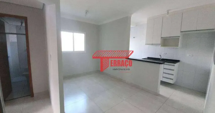 Apartamento com 2 dormitórios para alugar, 55 m² - Vila Pires - Santo André/SP