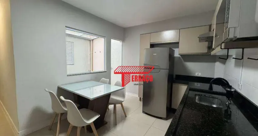 Apartamento com 2 dormitórios para alugar, 38 m² - Vila Scarpelli - Santo André/SP