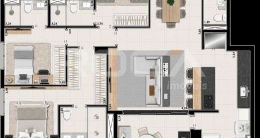 Venda de Apartamentos / Padrão na cidade de Ribeirão Preto