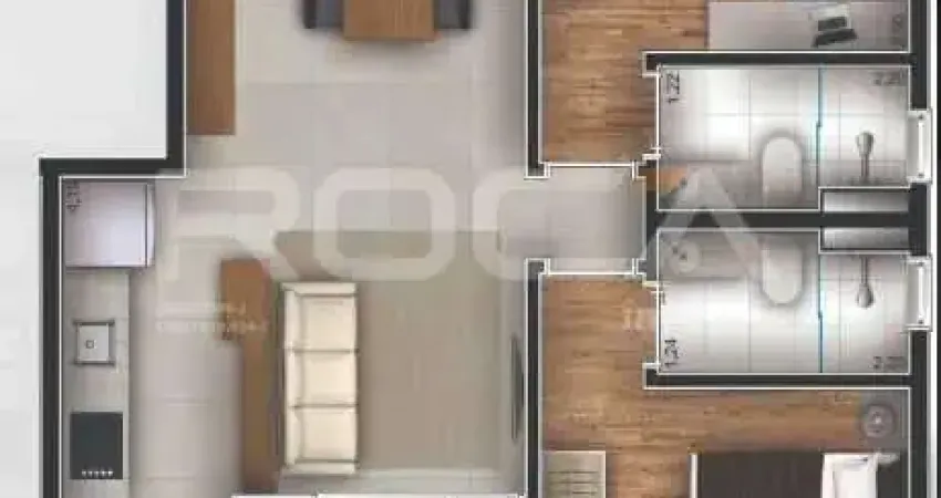 Apartamento com 2 quartos à venda na Avenida Luiz Eduardo Toledo Prado, Vila do Golf, Ribeirão Preto