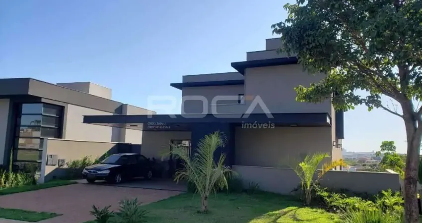 Casa de luxo com piscina e varanda gourmet no alphaville ribeirão preto