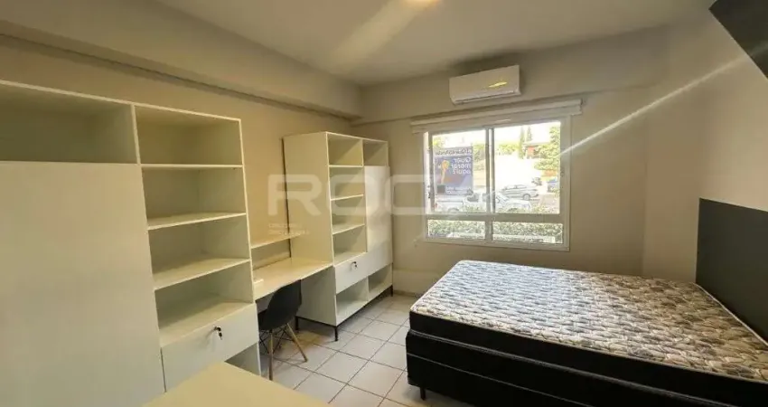 Apartamento studio mobiliado para alugar com 1 quarto no bairro Jardim Iguatemi, em Ribeirão Preto.