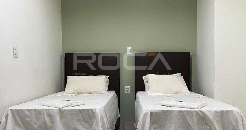 Apartamento kitnet para alugar no bairro Jardim Macedo, em Ribeirão Preto.