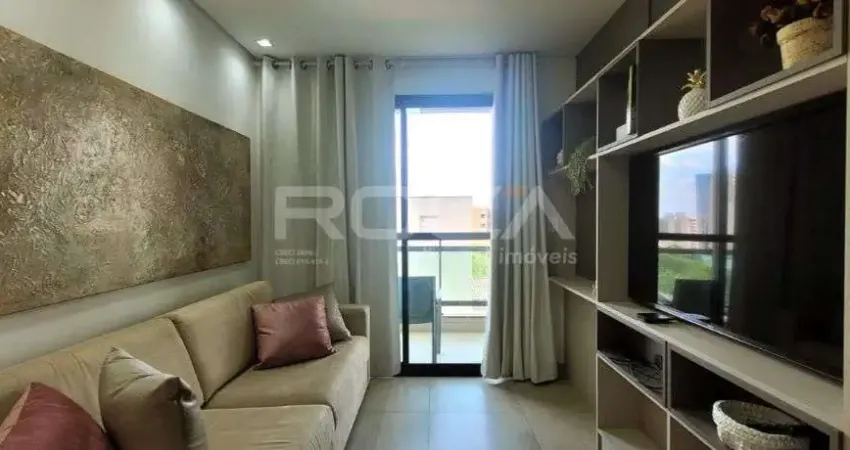 Apartamento flat para locação mobiliado no bairro Jardim Botânico, em Ribeirão Preto.