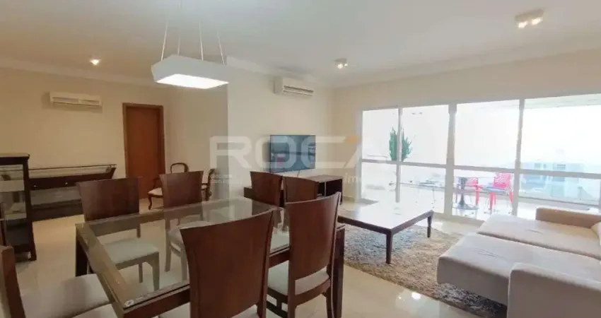 Apartamento mobiliado para alugar com 3 quartos sendo 3 suítes no bairro jardim botânico, em ribeirão preto.