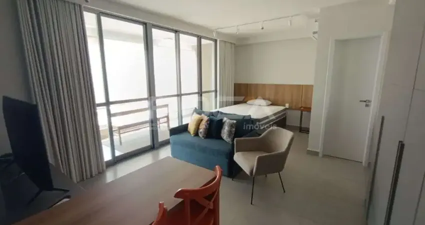 Apartamento studio mobiliado para locação no jardim santa ângela, em ribeirão preto.