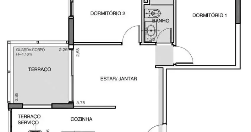 Apartamento com 2 quartos à venda na Rua Bueno de Andrade, 662, Aclimação, São Paulo