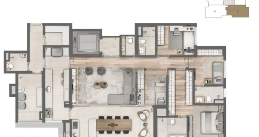 Apartamento com 4 quartos à venda na Rua João Ramalho, 1177, Perdizes, São Paulo