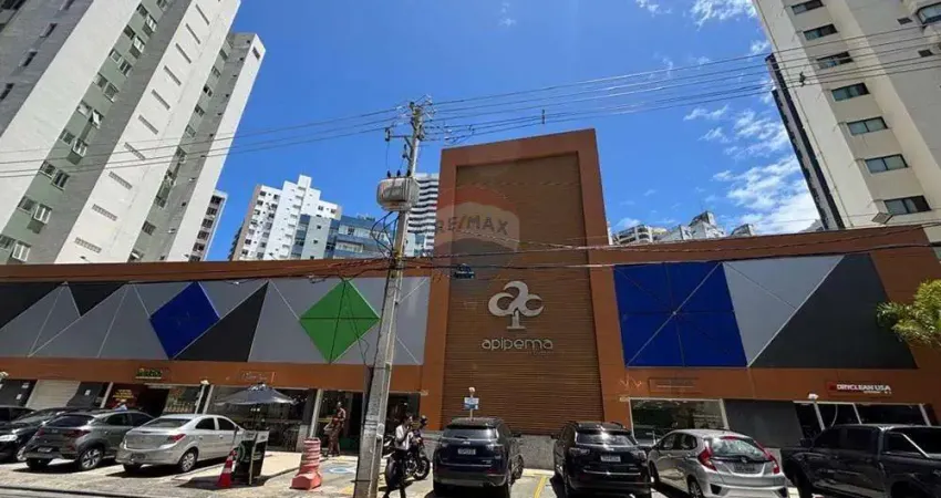 'loja de 22m² para locação no apipema center! ótima localização com estacionamento e serviço de manobrista!