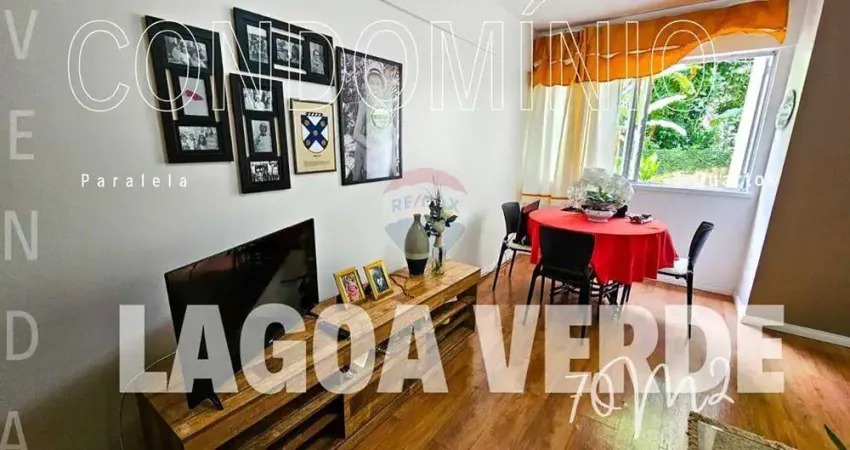 Charmoso apartamento no condomínio lagoa verde - paralela - 3/4