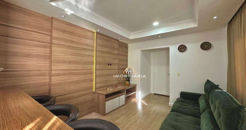 Apartamento com 3 dormitórios para alugar, 70 m² por R$ 3.342/mês - Centro - Quatro Barras/PR