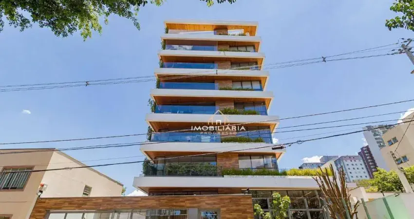 Apartamento com 3 dormitórios à venda, 153 m² por r$ 3.670.000,00 - água verde - curitiba/pr