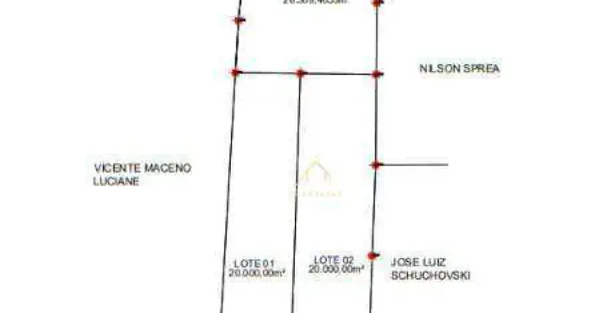 Terreno à venda, 26589 m² por r$ 1.600.000 - ferraria - campo largo/pr