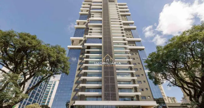 Apartamento com 3 dormitórios à venda, 155 m² por r$ 2.600.000 - água verde - curitiba/pr