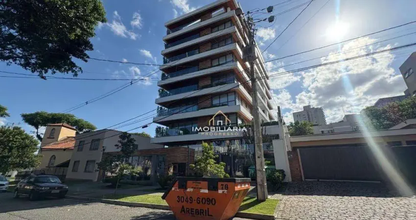 Apartamento com 3 dormitórios para alugar, 153 m² por r$ 26.100,00/mês - água verde - curitiba/pr