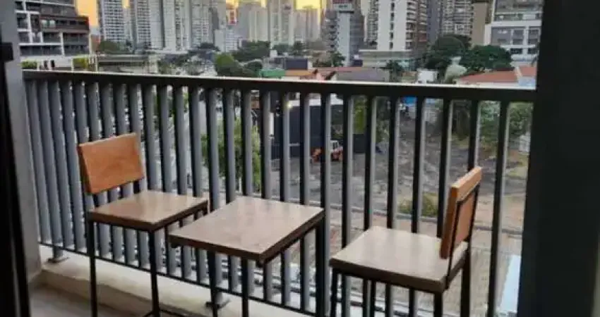 Studio 25m² locação R$ 3.500,00 pacote  ao lado metro Brooklin - SP