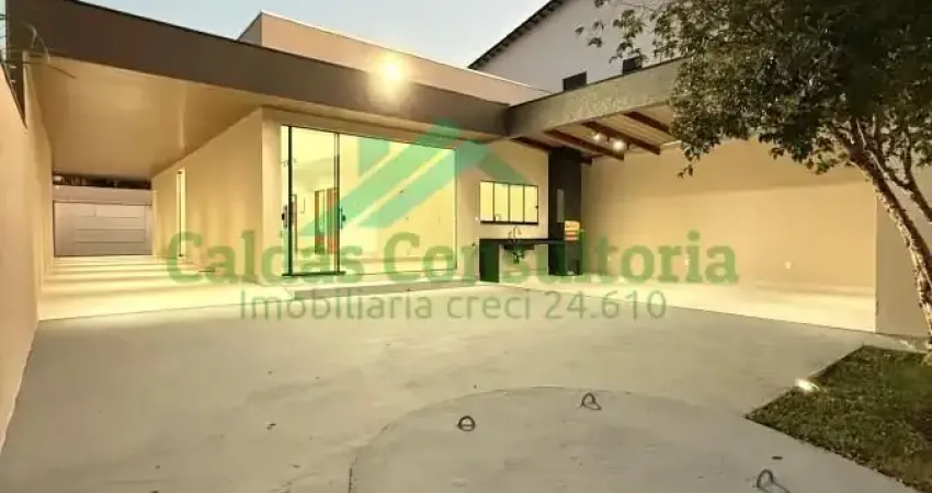 Casa a venda em Caldas Novas - 03 dormitórios + área gourmet