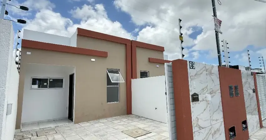 Casa com 2 quartos em gramame após novo geisel - entrada a partir 15 mil