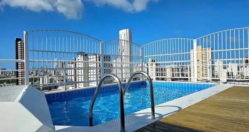 Flat em Manaíra com 30m condomínio com lazer completo poucos minutos do shopping