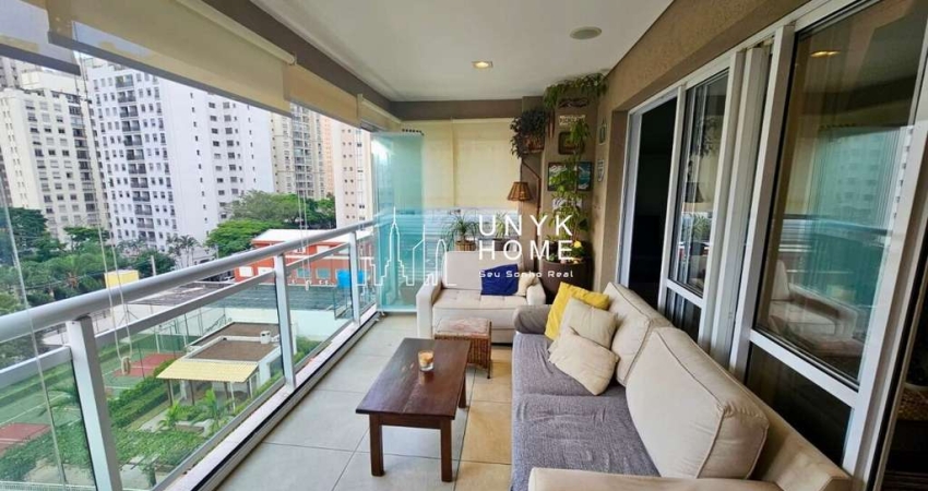Apartamento mobiliado para locação no Like Brooklin - 72m², 2 dormitórios, 1 vaga e  varanda gourmet