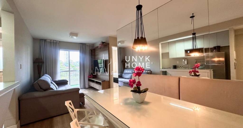 Apartamento mobiliado 67 m², 2 quartos, varanda e 1 vaga ? Santo Amaro ? venda ou aluguel.