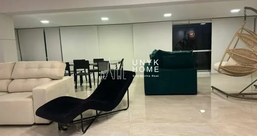 Apartamento a venda com varanda gourmet e 4 suítes em condomínio clube