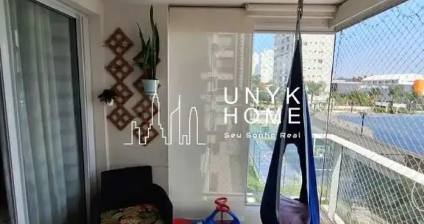 Apartamento em condomínio clube com 2 dormitórios e varanda gourmet