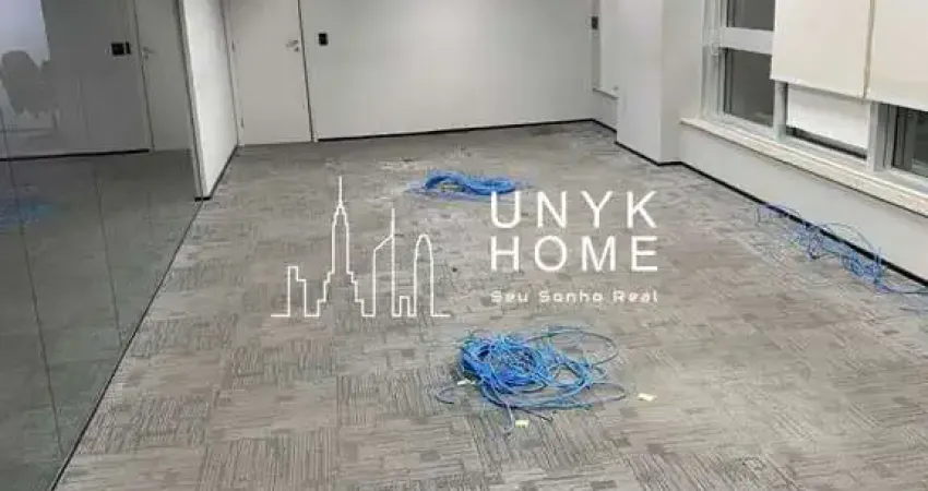 Sala comercial de 459 m² para locação no itaim bibi | padrão corporativo