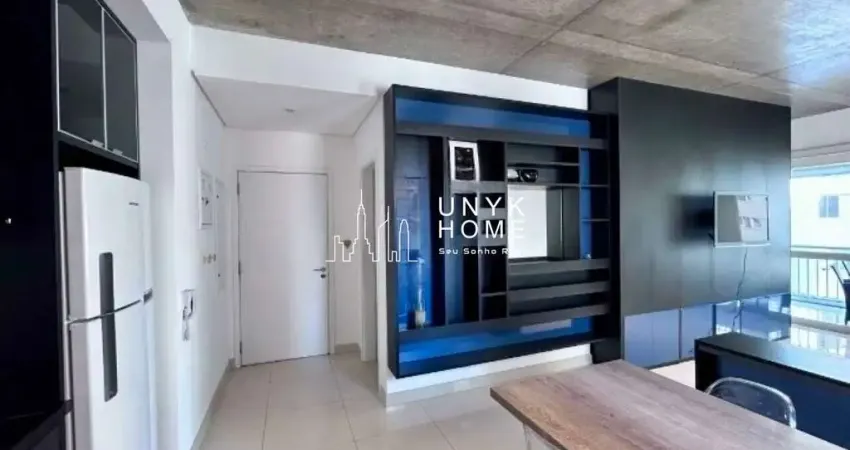 Apartamento mobiliado de 71m² no itaim bibi com 1 vaga para locação.