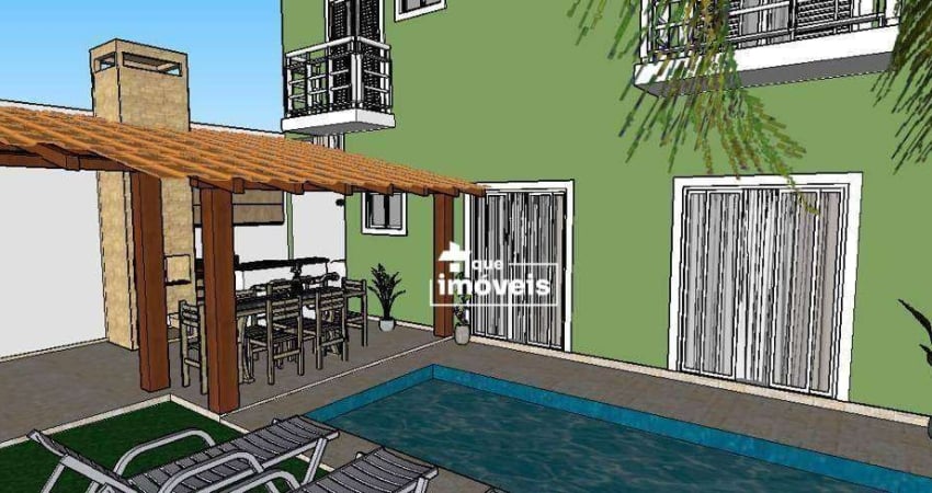 Casa com 2 dormitórios à venda, 120 m² por R$ 230.000,00 - Jardim Conceição (Sousas) - Campinas/SP