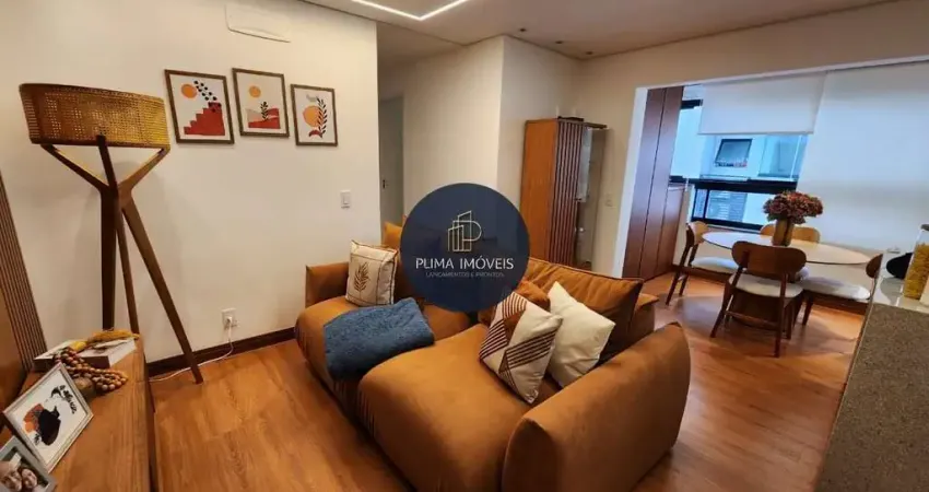 Apartamento impecável no baeta neves- 2 suítes+lavabo - 60m²