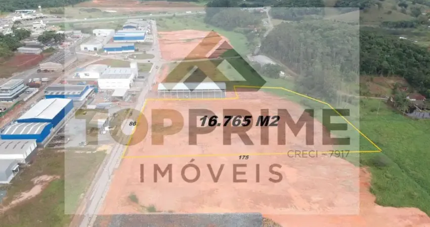 LINDA ÁREA EM LOTEAMENTO INDUSTRIAL MARGENS DA BR 101 ARAQUARI SC