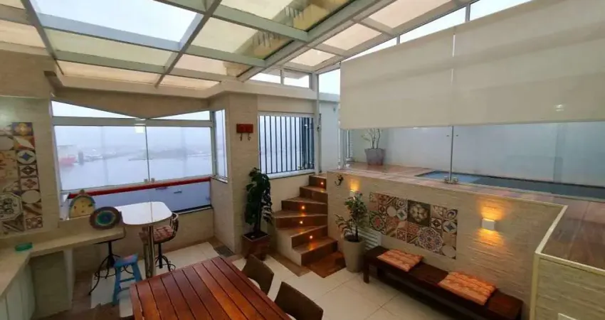 Cobertura com 3 quartos, Ponta da Praia, Santos - R$ 1.69 mi, Cod: 3002315