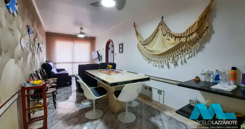 Apartamento vista mar, 2 quartos, mobiliado, na Guilhermina em Praia Grande