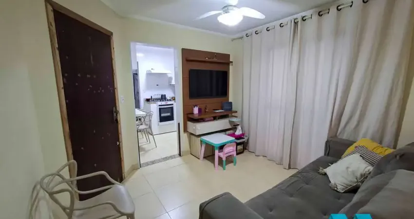 Apartamento 1 quarto, na guilhermina em praia grande, a 400 m da praia