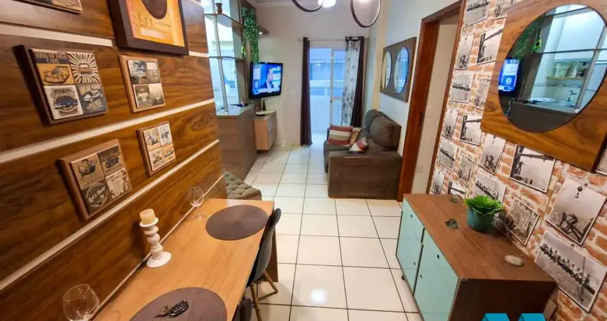 Apartamento mobiliado, 1 quarto, lazer, piscina, boqueirão em praia grande