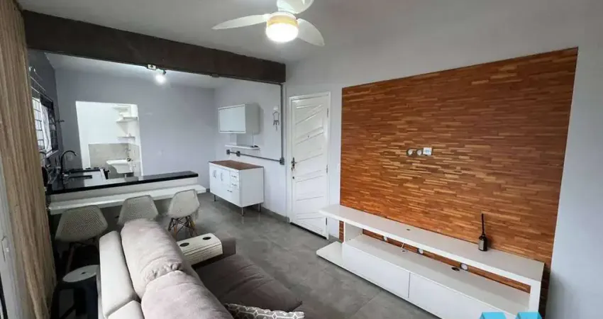 Apartamento mobiliado de 1 quarto na guilhermina praia grande