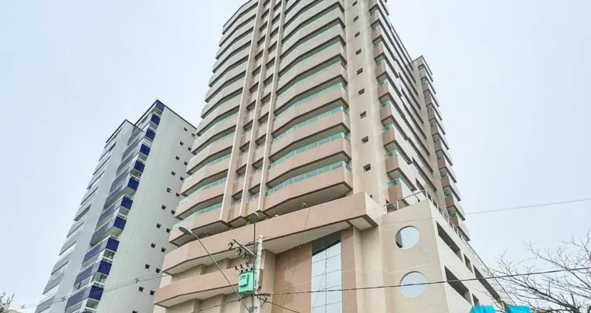 Apartamento novo com 3 suítes, 2 vagas, na aviação em praia grande