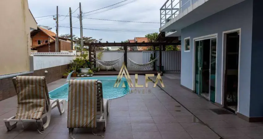 Sobrado alto padrão com 4 dormitórios à venda, 330 m² por r$ 2.800.000 - meia praia - navegantes/sc