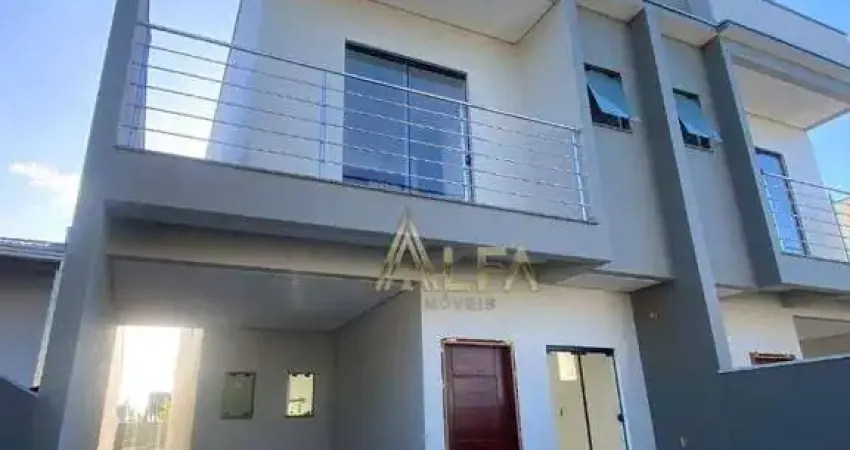 Sobrado com espaço de terreno, 2 suítes à venda, 108 m² por r$ 499.000 - itajuba - barra velha/sc