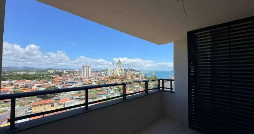 Apartamento vista mar com 1 suíte + 1 dormitório à venda, 71 m² por r$ 879.900 - praia de armação - penha/sc
