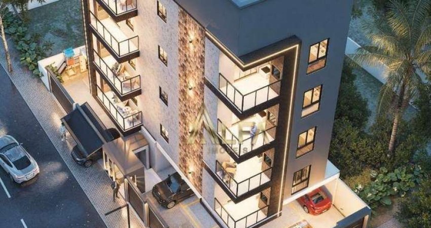 Apartamento com 1 Suíte + a dormitório à venda, 72 m² por R$ 614.000 - Itacolomi - Balneário Piçarras/SC