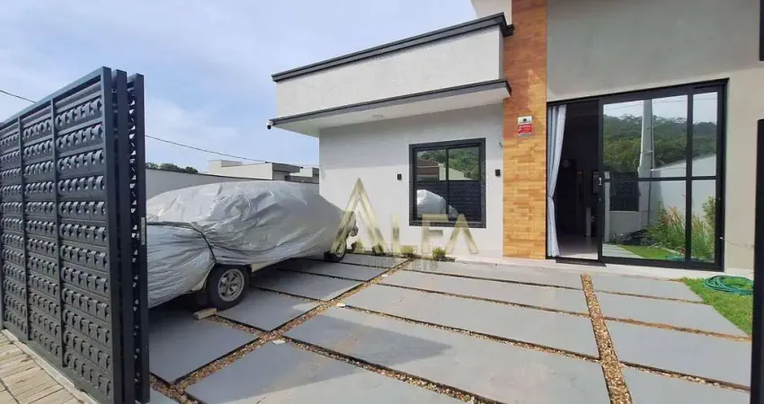 Casa com 3 dormitórios à venda, 73 m²+ edícula por r$ 636.000 - itajuba - praia do grant - barra velha/sc