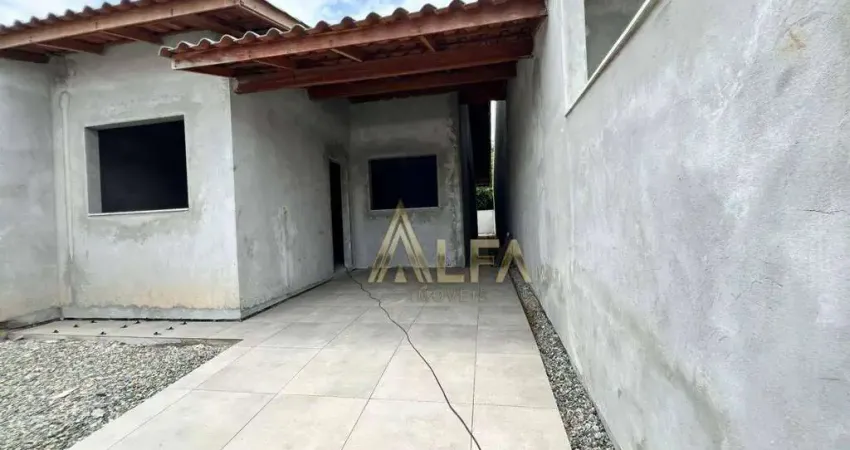 Casa com 3 dormitórios com 1 suíte em construção à venda, 91 m² por R$ 850.000 - Meia Praia - Navegantes/SC