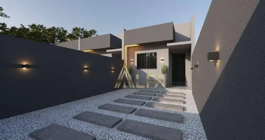 Casa com 2 dormitórios à venda, 59 m² por R$ 449.000 - Meia Praia - Navegantes/SC