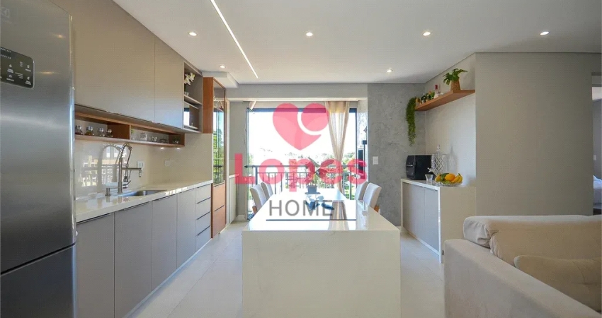 Apartamento Moderno à Venda no Tingui | 69,20m² | 2 Quartos | Sacada com Churrasqueira