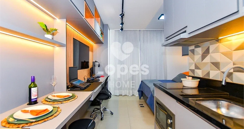 Studio Mobiliado à Venda no Centro – Pronto para Morar ou Alugar! Empreendimento Log – Porto Camargo