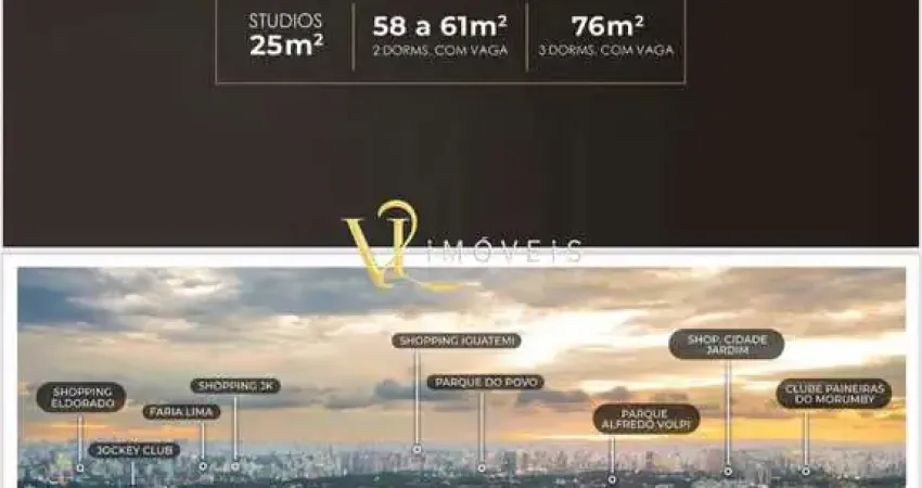 Apartamento com 1 quarto à venda na Rua Ângelo Colucci, 177, Jardim Guedala, São Paulo