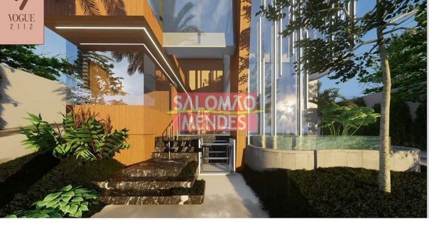 Apartamento  1 quarto,  sacada, área de lazer completa - Batista Campos
