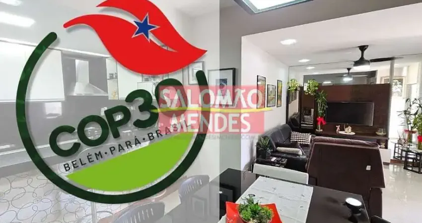 COP 30. Apartamento 02 suítes com serviços - Frente Praça Batista Campos.